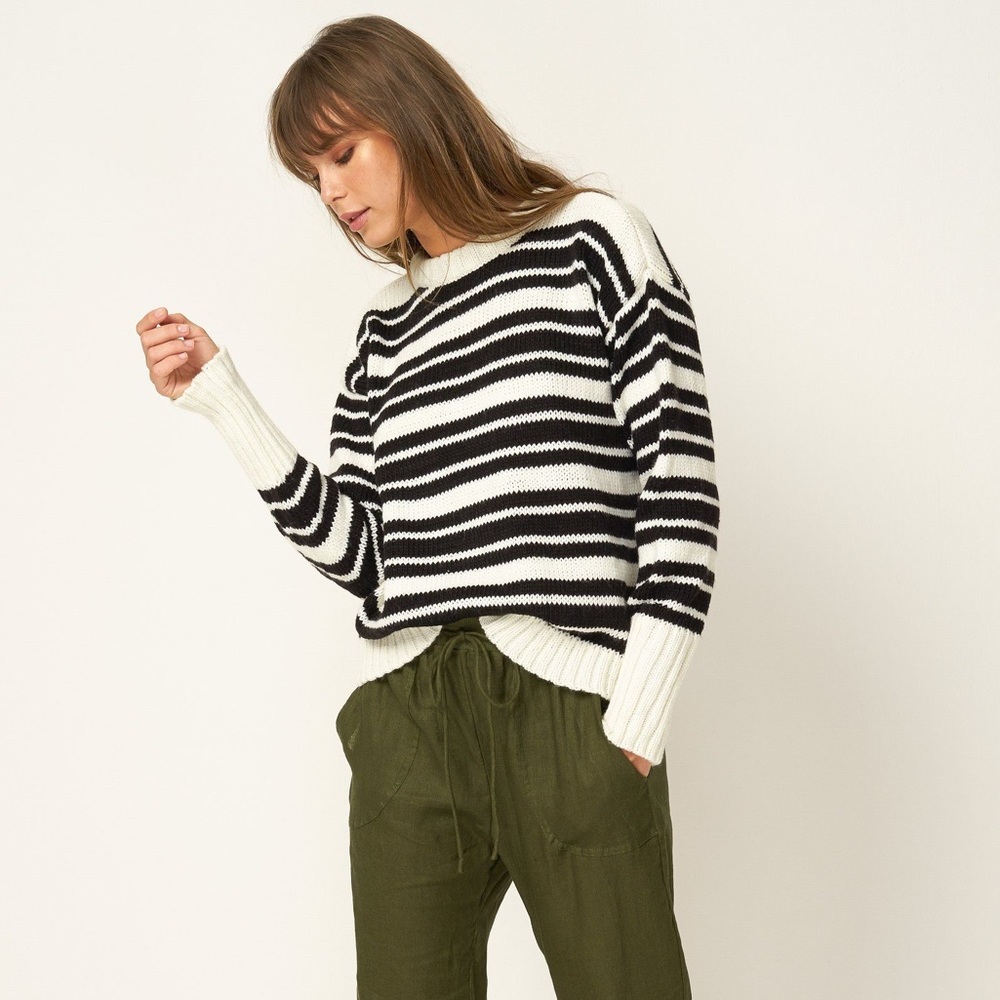 Rue Stiic stripped pullover sweater